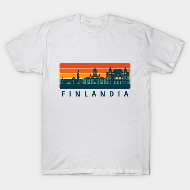 retro finlandia T-Shirt by NOE_REAL06